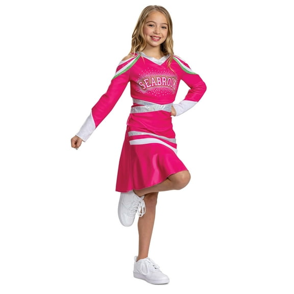 Disney Zombies 3 Addison Cheer Costume for Children with Top and Skirt, Girls 4-6X