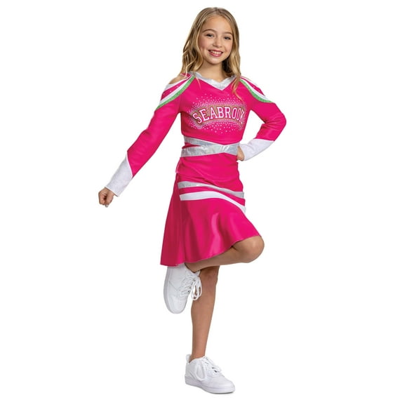 Disney Zombies 3 Addison Cheer Costume for Children with Top and Skirt, Girls 4-6X