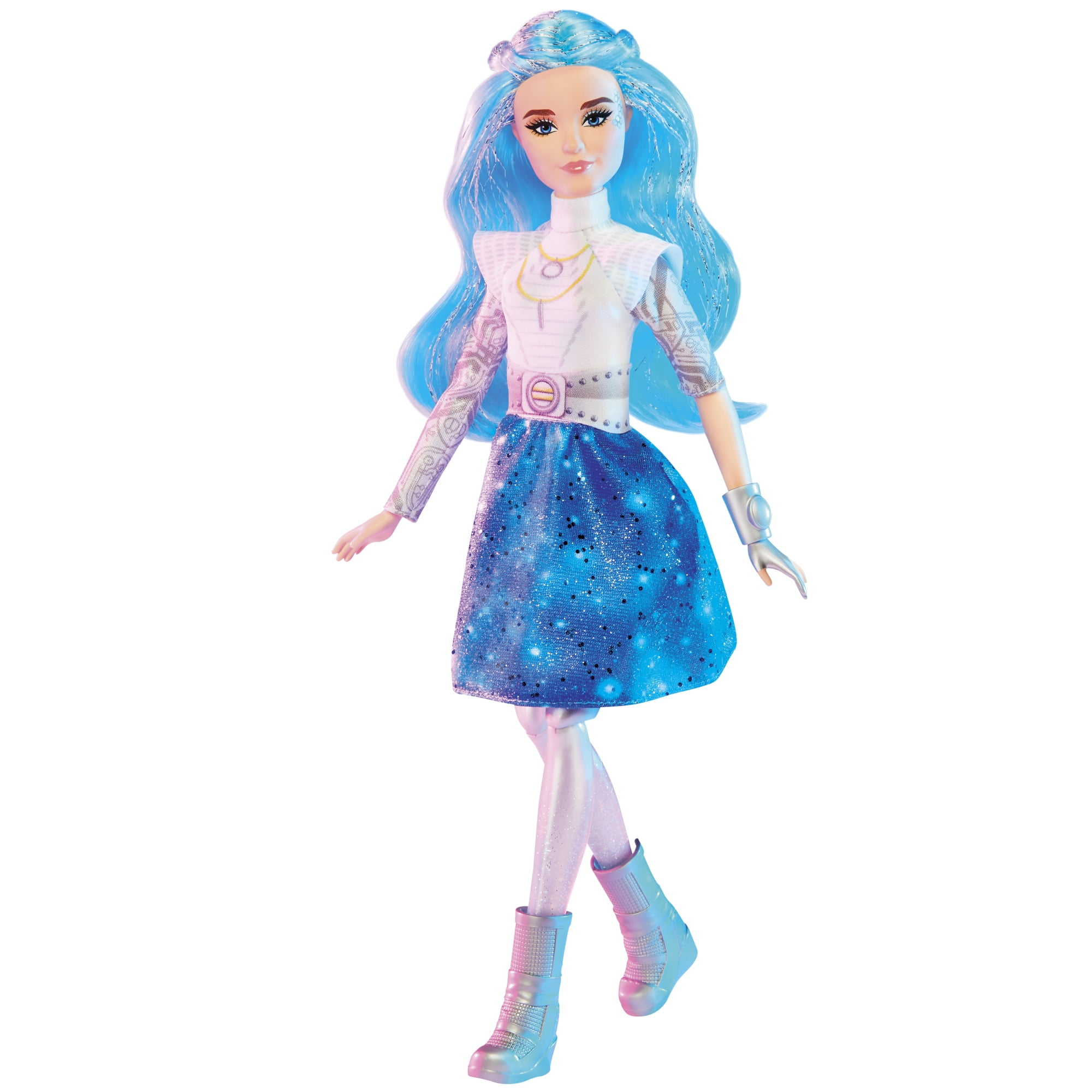  Disney Princess Zombies 3 A-spen Fashion Doll - 12-Inch Doll  with Blue Hair, Alien Outfit, Shoes, and Accessories. Toy for Kids Ages 6  and Up : Toys & Games