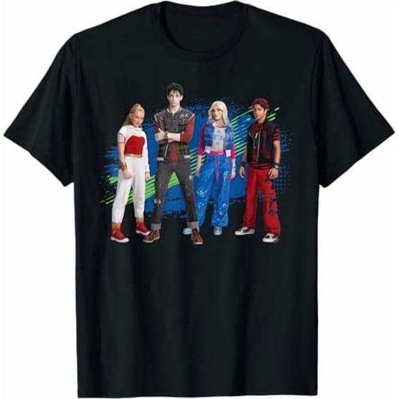Disney Zombies 4 Nova Victor Zed Addison Official T-Shirt