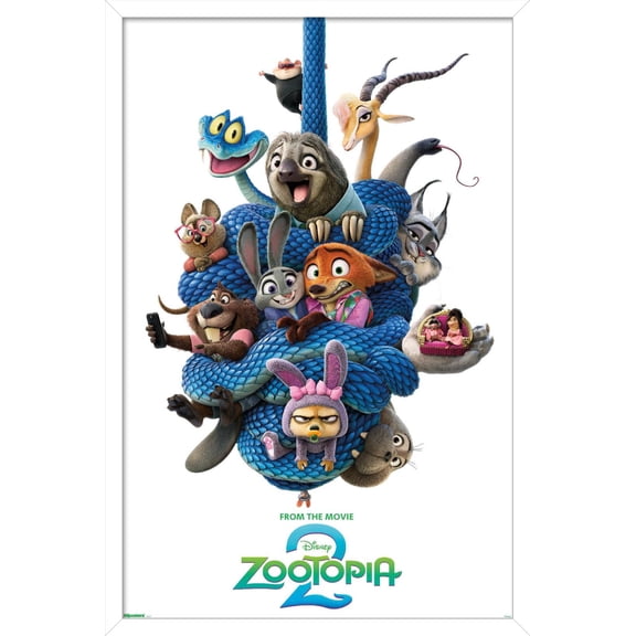 Disney Zootopia 2 (2025) - Group One Sheet Wall Poster, 22.375" x 34" Framed