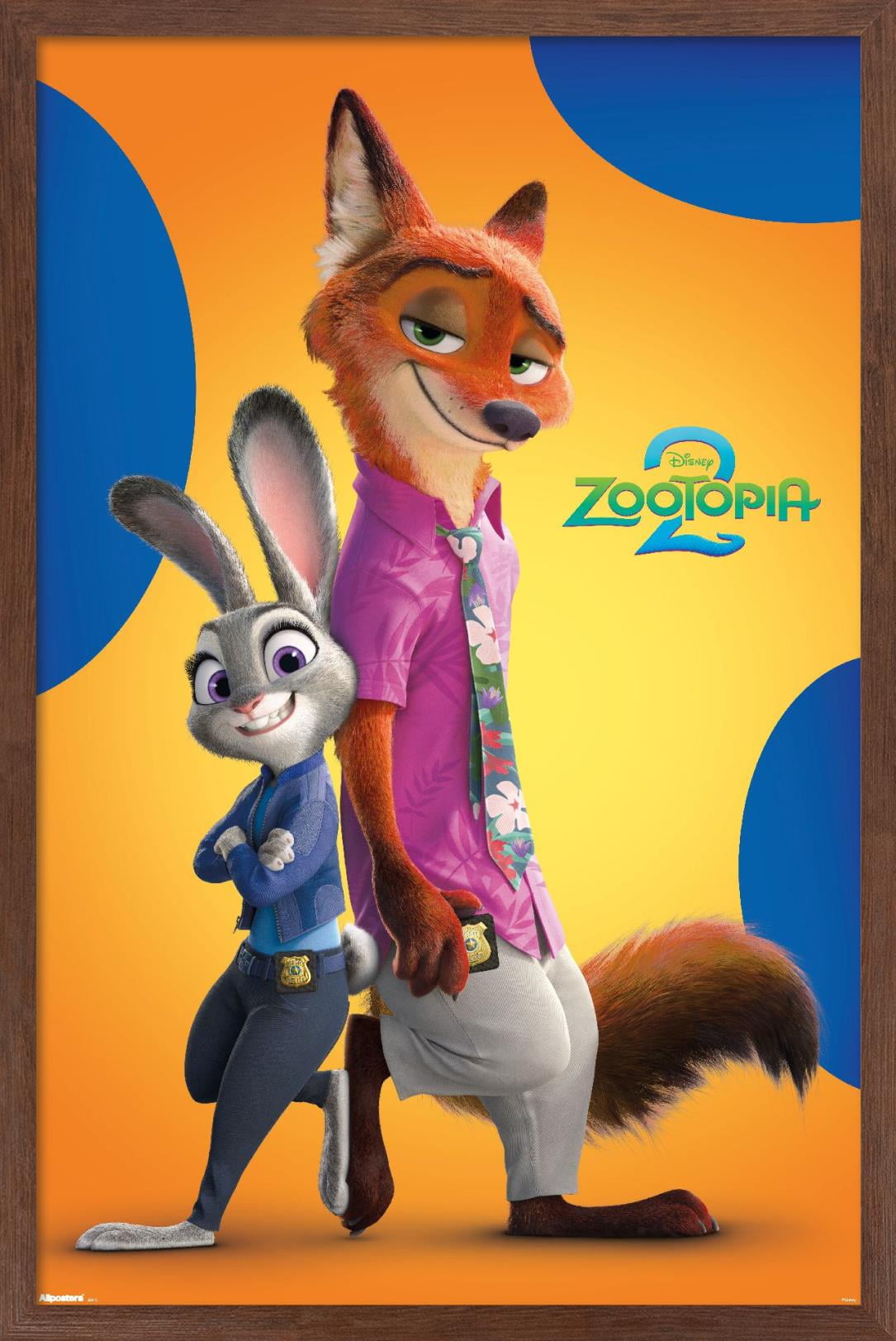 Disney Zootopia 2 (2025) - Nick & Judy Wall Poster, 14.725