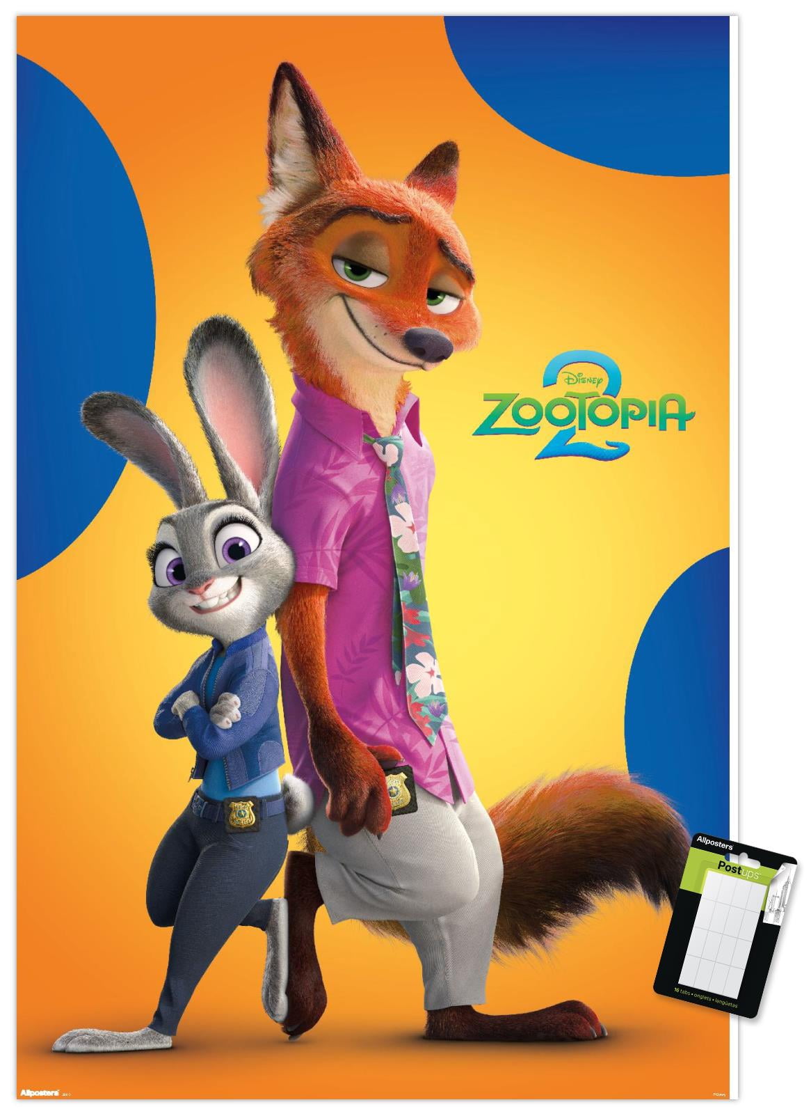 Disney Zootopia 2 (2025) - Nick & Judy Wall Poster, 14.725