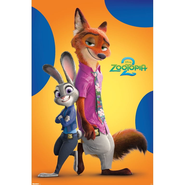Disney Zootopia 2 (2025) - Nick & Judy Wall Poster, 22.375