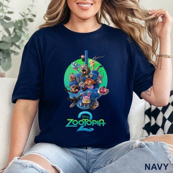 Disney Zootopia 2 Characters Judy Hopps Nick Wilde Detective T-shirt