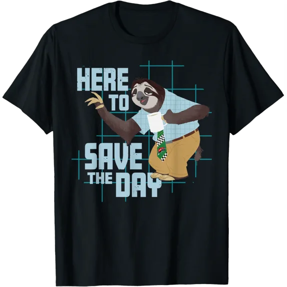 Disney Zootopia 2 Flash Sloth Here To Save The Day Funny T-Shirt