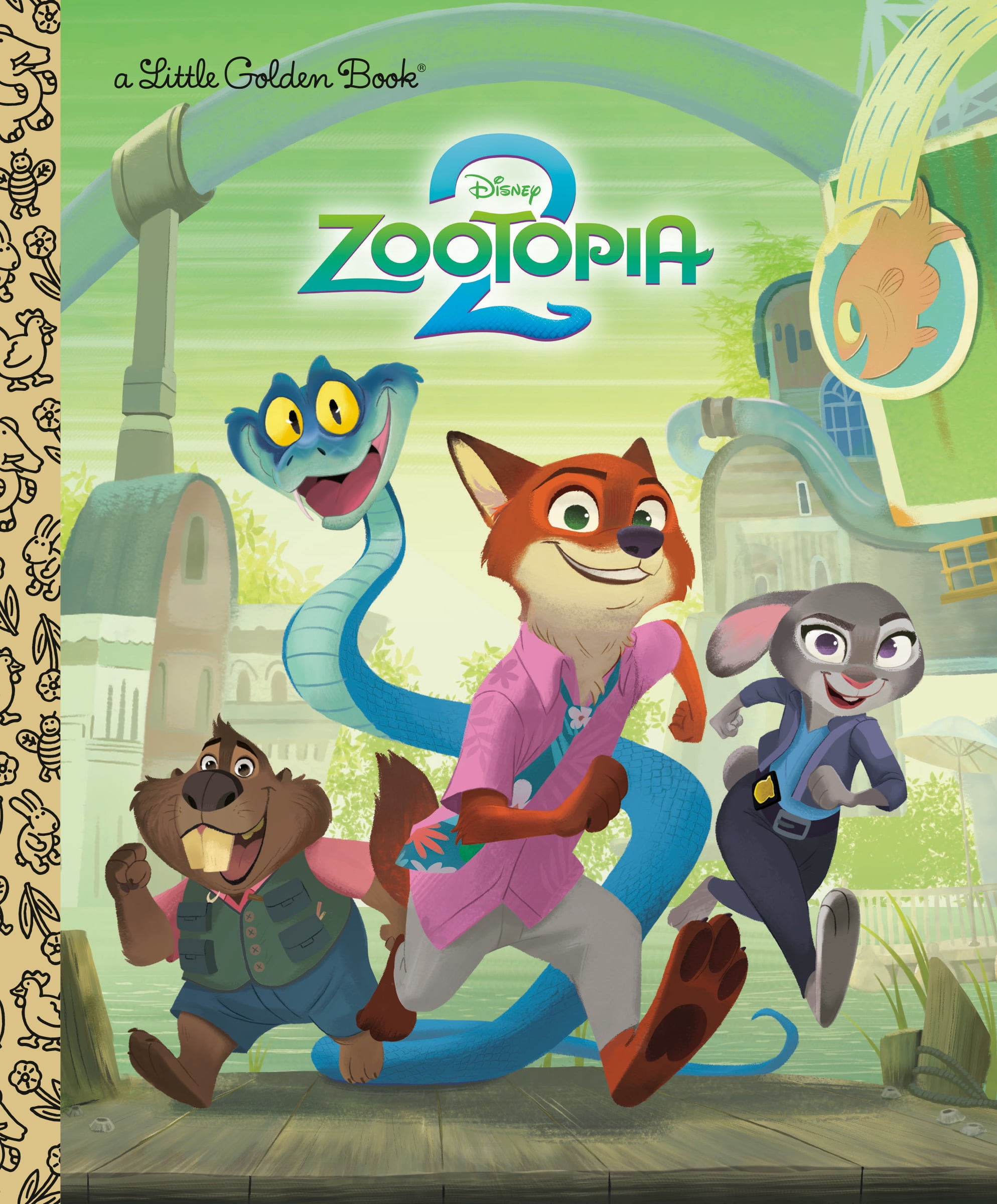 Random House, Little Golden Book, Disney Zootopia 2 Hardcover