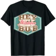 thumbnail image 1 of Disney Zootopia 2 Nibbles Hey Bub Retro Hexagon Block Font T-Shirt, 1 of 4
