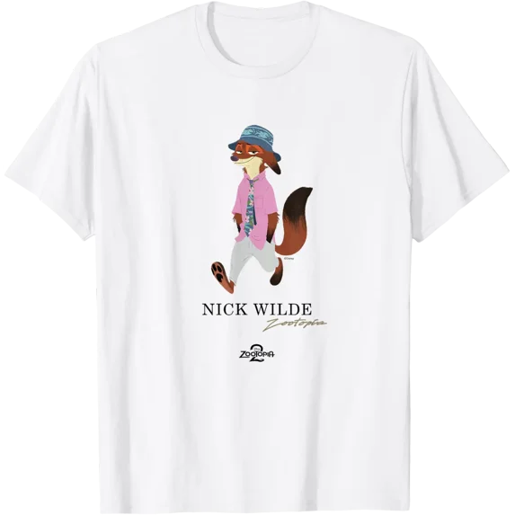 Disney Zootopia 2 Nick Wilde In Cool Style T-Shirt