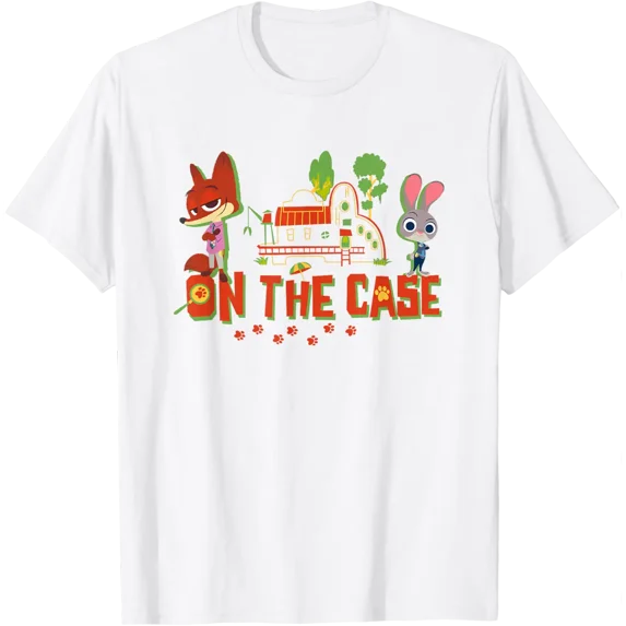 Disney Zootopia 2 On The Case Chibi Nick And Judy T-Shirt