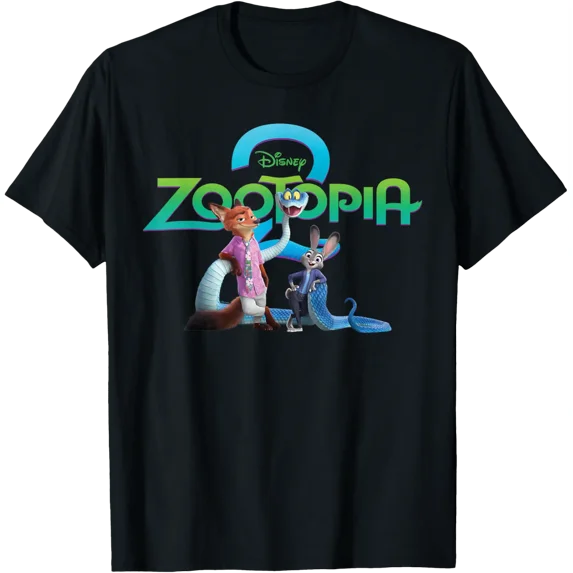 Disney Zootopia 2 Poster Art With Nick Judy Gary And T-Shirt