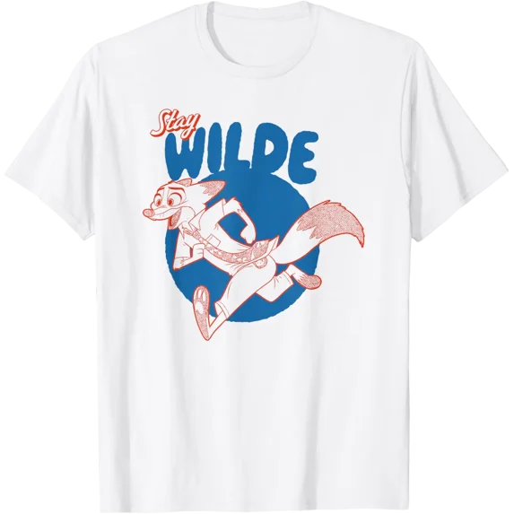 Disney Zootopia 2 Stay Wilde Nick Wilde Halftone T-Shirt