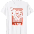 thumbnail image 1 of Disney Zootopia 2 Wilde Halftone Big Face Portrait T-Shirt, 1 of 4