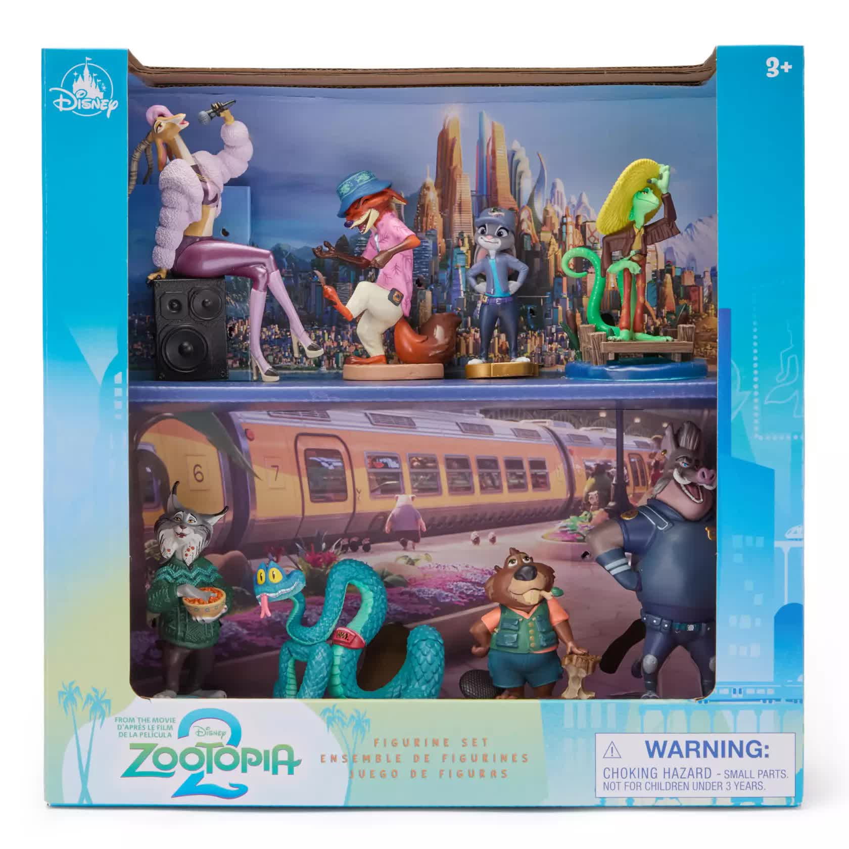 Disney Zootopia 2 Zootopia 8-Piece PVC Figure Set - Walmart.com