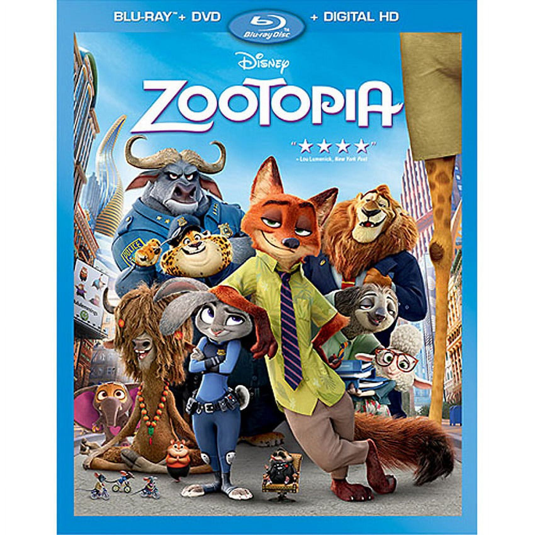 Disney Zootopia (Blu-ray + DVD + Digital HD) - Walmart.com