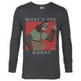 thumbnail image 1 of Disney Zootopia Flash What's The Rush T-Shirt - Long Sleeve T-Shirt for Men - Customized-Charcoal Heather, 1 of 5
