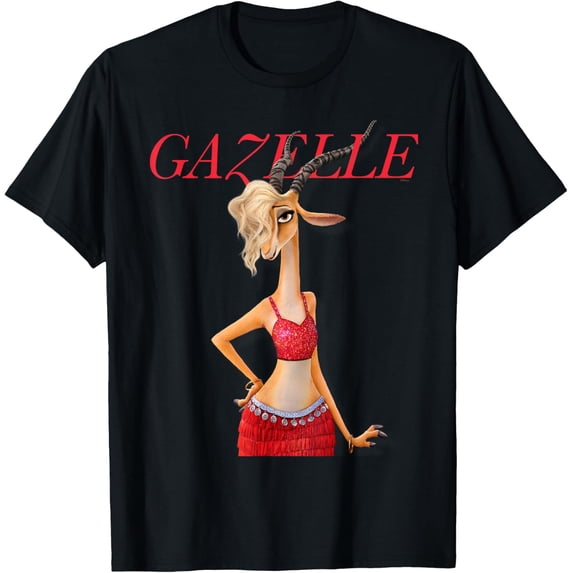 Disney Zootopia Gazelle Pop Star Idol Singer Concert T-Shirt