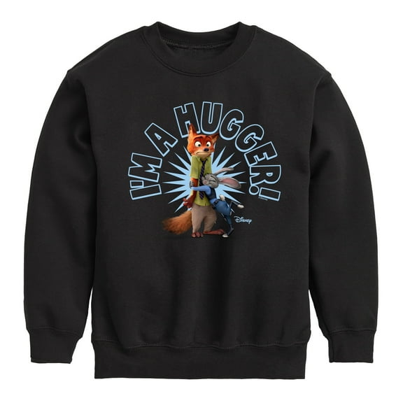 Disney Zootopia - I'm A Hugger  - Toddler & Youth Crewneck Fleece Sweatshirt