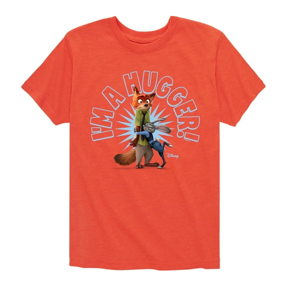 Disney Zootopia - I'm A Hugger - Toddler & Youth Short Sleeve Graphic T-Shirt