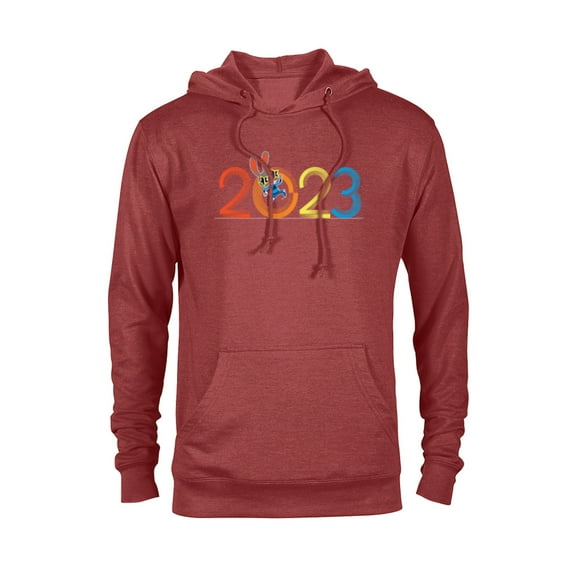 Disney Zootopia Judy Hopps 2023 Year of the Rabbit 70s Retro - Pullover Hoodie for Adults - Customized-Red