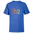 thumbnail image 1 of Disney Zootopia Judy Hopps 2023 Year of the Rabbit 70s Retro - Short Sleeve T-Shirt for Kids - Customized-Royal, 1 of 5