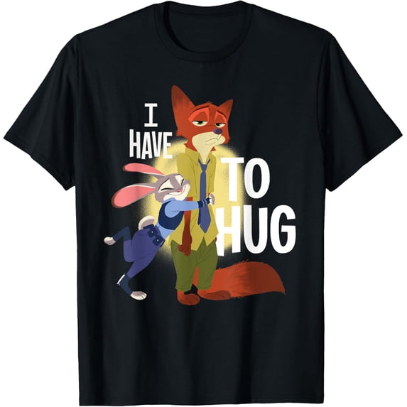 Disney Zootopia Judy Hopps And Nick Wilde "I Have To Hug" T-Shirt