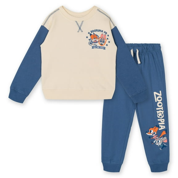 Disney Zootopia Judy Hopps Nick Wilde Fleece Pullover Sweatshirt and Jogger Pants Outfit Set Infant to Big Kid