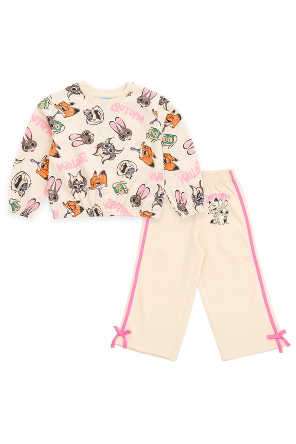 Zootopia Judy Hopps Nick Wilde Fleece Pullover Sweatshirt and Pants Outfit Set Infant to Big Kid