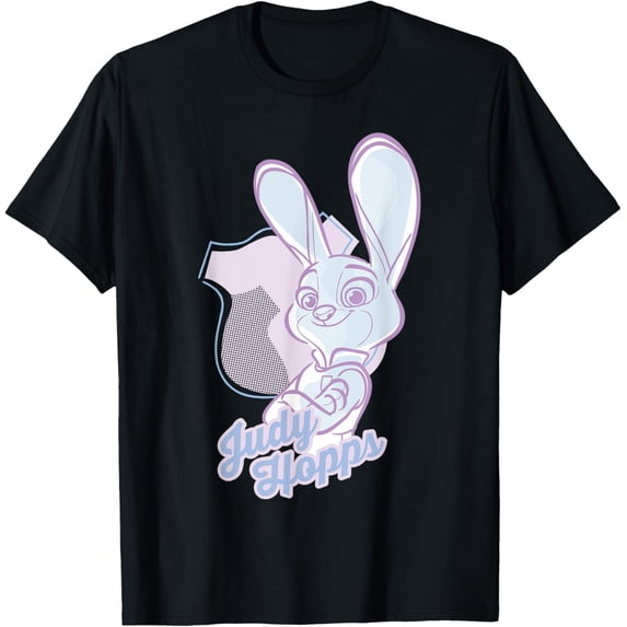 Disney Zootopia Judy Hopps Pastel Portrait T-Shirt