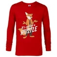 thumbnail image 1 of Disney Zootopia Nick Wilde It's Called Hustle T-Shirt - Long Sleeve T-Shirt for Men - Customized-New Red, 1 of 5