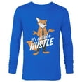 thumbnail image 1 of Disney Zootopia Nick Wilde It's Called Hustle T-Shirt - Long Sleeve T-Shirt for Men - Customized-Royal, 1 of 5