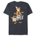thumbnail image 1 of Disney Zootopia Nick Wilde It's Called Hustle T-Shirt- Short Sleeve Blended T-Shirt for Adults - Customized-Navy Heather, 1 of 5