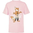 thumbnail image 1 of Disney Zootopia Nick Wilde It's Called Hustle T-Shirt - Short Sleeve T-Shirt for Kids - Customized-Soft Pink, 1 of 5