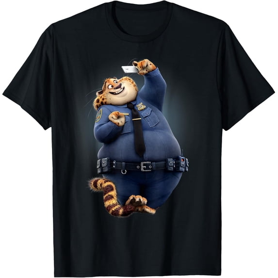 Disney Zootopia Officer Clawhauser Funny Selfie T-Shirt