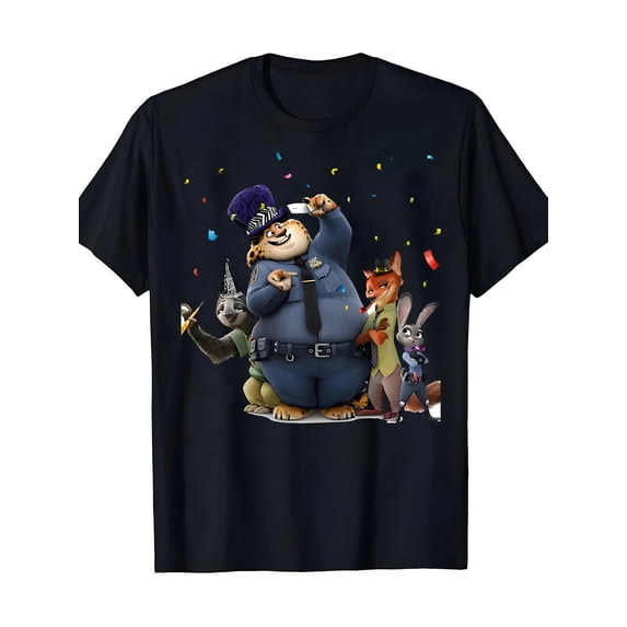 Disney Zootopia Pattern T-Shirt