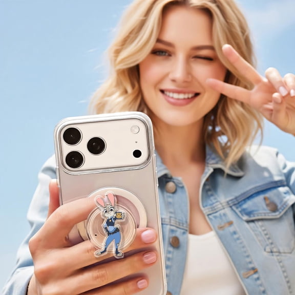 Disney Zootopia Phone Grip, Zootopia 2 Movie Judy Hopps Nick Wilde Gary De'Snake Zootopia Birthday Boy/Girl Gift UNAL04