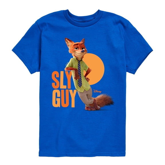 Disney Zootopia - Sly Guy  - Toddler & Youth Short Sleeve Graphic T-Shirt