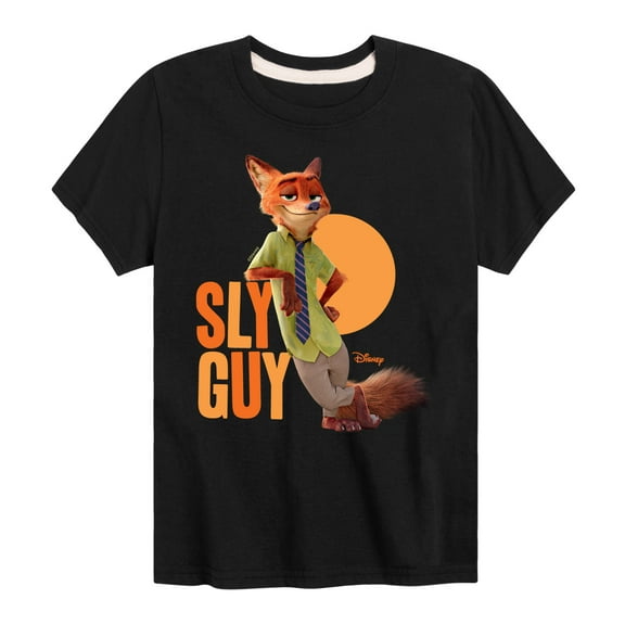 Disney Zootopia - Sly Guy  - Toddler & Youth Short Sleeve Graphic T-Shirt