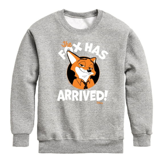 Disney Zootopia - The Fox Has Arrived - Toddler & Youth Crewneck Fleece Sweatshirt
