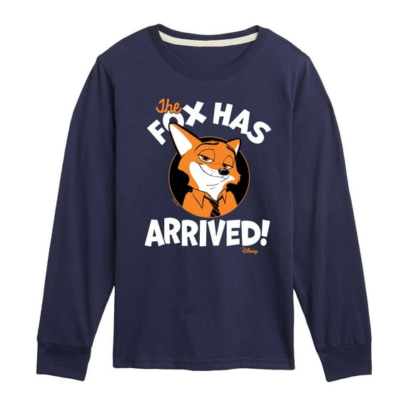 Disney Zootopia - The Fox Has Arrived  - Toddler & Youth Long Sleeve Graphic T-Shirt