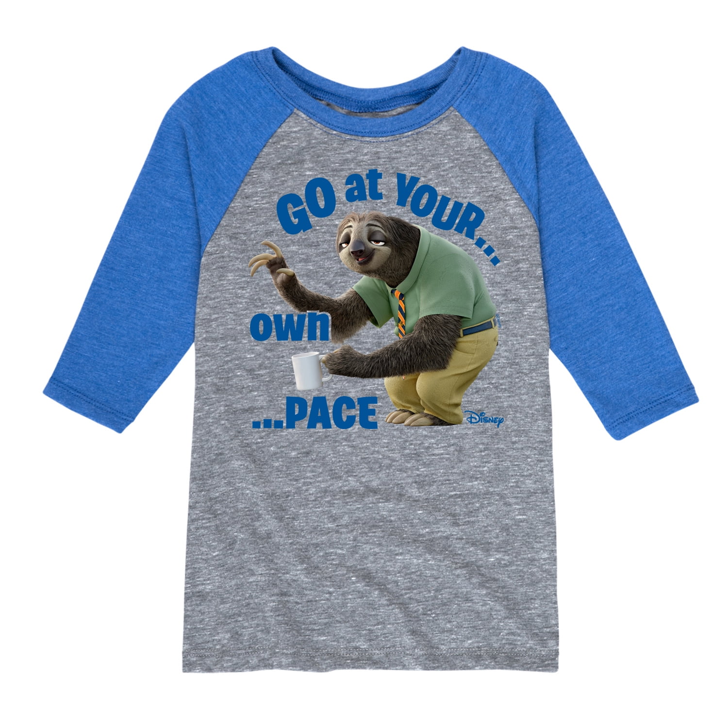 Disney Zootopia Your Own Pace Toddler & Youth Raglan Graphic