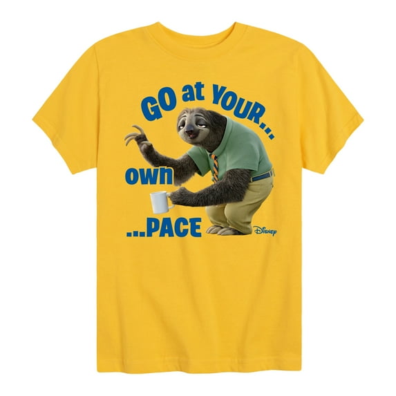 Disney Zootopia - Your Own Pace - Toddler & Youth Short Sleeve Graphic T-Shirt