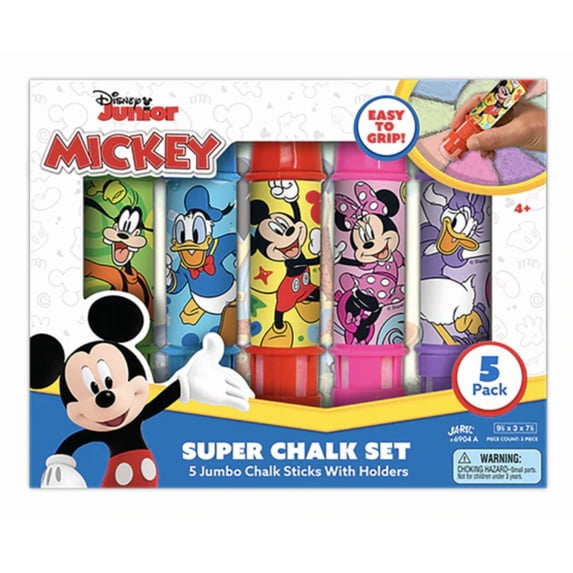 Disney and Marvel Sidewalk Chalk Set 5 pc (Pack of 6)