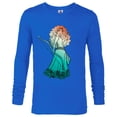 thumbnail image 1 of Disney and PIXAR Brave Merida Stylized T-Shirt - Long Sleeve T-Shirt for Men - Customized-Royal, 1 of 5