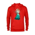 thumbnail image 1 of Disney and PIXAR Brave Merida Stylized T-Shirt - Pullover Hoodie for Adults - Customized-Red Heather, 1 of 5