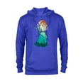 thumbnail image 1 of Disney and PIXAR Brave Merida Stylized T-Shirt - Pullover Hoodie for Adults - Customized-Royal Heather, 1 of 5
