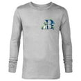 thumbnail image 1 of Disney and Pixar Alphabet Monogram Letter B Buzz Lightyear - Long Sleeve T-Shirt for Men - Customized-Athletic Heather, 1 of 5