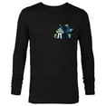 thumbnail image 1 of Disney and Pixar Alphabet Monogram Letter B Buzz Lightyear - Long Sleeve T-Shirt for Men - Customized-Black, 1 of 5