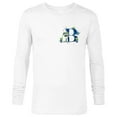 thumbnail image 1 of Disney and Pixar Alphabet Monogram Letter B Buzz Lightyear - Long Sleeve T-Shirt for Men - Customized-White, 1 of 5