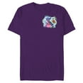 thumbnail image 1 of Disney and Pixar Alphabet Monogram Letter N for Finding Nemo - Short Sleeve Blended T-Shirt for Adults - Customized-Purple, 1 of 5